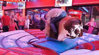 mechanical bull riding November 1st 2023 in Benidorm ♉♥️♥️ #10