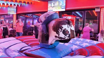 mechanical bull riding November 1st 2023 in Benidorm ♉♥️♥️ #7