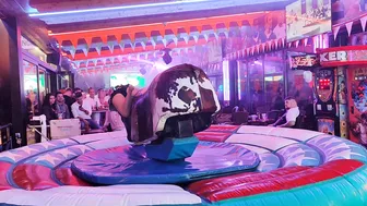 Waoo mechanical bull riding 19th 2023 in Benidorm ♥️♥️ #3