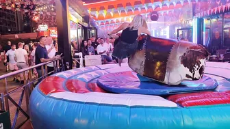 Waoo mechanical bull riding 19th 2023 in Benidorm ♥️♥️ #7