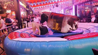 Waoo mechanical bull riding 19th 2023 in Benidorm ♥️♥️ #8