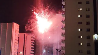 Benidorm fire work November 17th 2023 in Benidorm☄️ #2