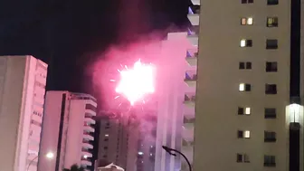 Benidorm fire work November 17th 2023 in Benidorm☄️ #5