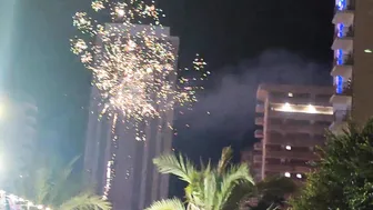 Benidorm fire work November 17th 2023 in Benidorm☄️ #9