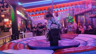 Mechanical bull riding November 17th 2023 in Benidorm ♉????