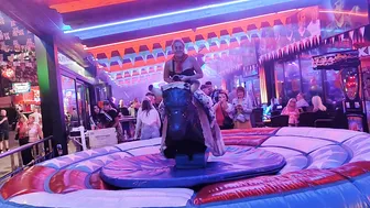 Mechanical bull riding November 17th 2023 in Benidorm ♉♥️♥️ #2