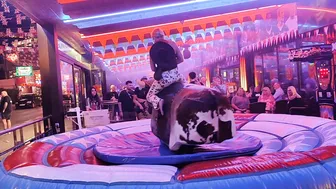 Mechanical bull riding November 17th 2023 in Benidorm ♉♥️♥️ #7