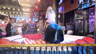 Best mechanical bull riding April 21st 2024 in Benidorm Spain ♥️♥️♥️♥️ #3