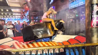 Best mechanical bull riding April 21st 2024 in Benidorm Spain ♥️♥️♥️♥️ #9