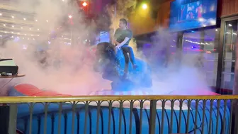 Beautiful Mechanical bull riding April 18th 2024 in Benidorm ♥️♥️♥️♥️ #10