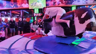 Mechanical bull riding March 26th 2024 in Benidorm ♥️♥️♥️♥️ #10