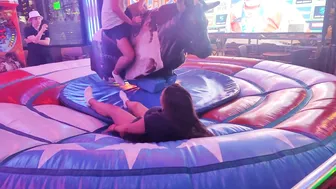 Mechanical bull riding March 26th 2024 in Benidorm ♥️♥️♥️♥️ #2