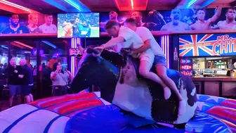 Mechanical bull riding March 26th 2024 in Benidorm ♥️♥️♥️♥️ #7