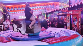 wao ♉ mechanical bull riding November 17th 2023 in Benidorm #8