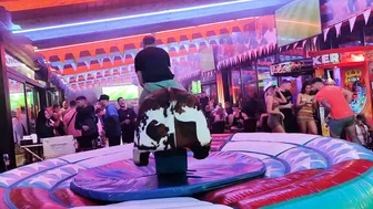 Mechanical bull riding December 1st 2023 in Benidorm ♉ #8