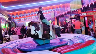 Mechanical bull riding December 1st 2023 in Benidorm ♉ #9