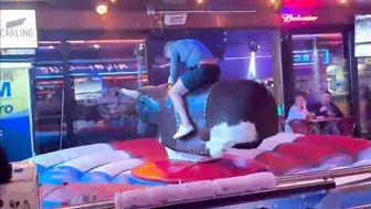 Mechanical bull riding April 3rd 2024; in Benidorm ♥️♥️♥️♥️♥️♥️ #2