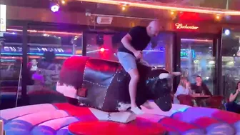 Mechanical bull riding April 3rd 2024; in Benidorm ♥️♥️♥️♥️♥️♥️ #9