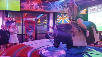 Mechanical bull riding 25th of February 2024 in Benidorm #1