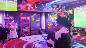 Mechanical bull riding 25th of February 2024 in Benidorm #6