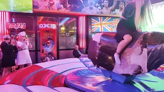 Mechanical bull riding 25th of February 2024 in Benidorm #8