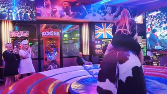 Mechanical bull riding 25th of February 2024 in Benidorm #9