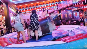 mechanical bull riding November 11th 2023 in Benidorm #3