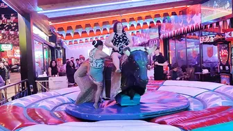 mechanical bull riding November 11th 2023 in Benidorm #6