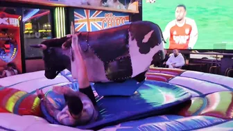 Mechanical bull on the street of Benidorm #10