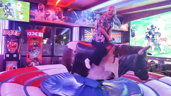 Mechanical bull riding March 14th 2024 in Benidorm ♥️♥️♥️♥️♥️♥️ #2