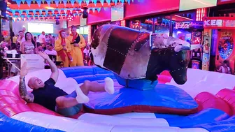 funny men on the bull October 7th 2023 made in Spain ♥️♥️ #6