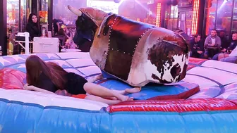 Amazing fun night mechanical bull riding October 29th 2023 in Benidorm ♥️♥️♉ #9