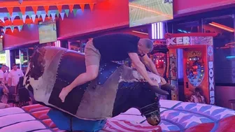 Mechanical bull riding December 14th 2023♥️♥️♥️♥️ #1