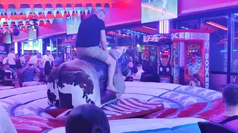 Mechanical bull riding December 14th 2023♥️♥️♥️♥️ #8