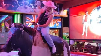 Mechanical bull March 4th 2024 in Benidorm Spain ♉ #1