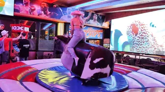 Mechanical bull March 4th 2024 in Benidorm Spain ♉ #10