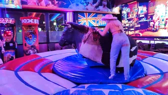 Mechanical bull March 4th 2024 in Benidorm Spain ♉ #2