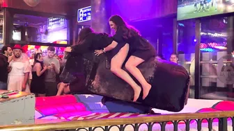 Mechanical bull riding April 15th 2024 in Benidorm ♥️♥️♥️♥️ #5