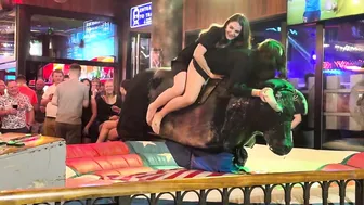 Mechanical bull riding April 15th 2024 in Benidorm ♥️♥️♥️♥️ #9