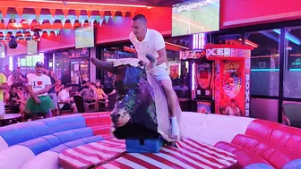 Last night mechanical bull riding ♥️♥️ August 29th 2023 Benidorm. #10