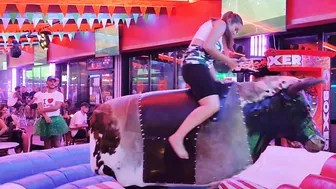 Last night mechanical bull riding ♥️♥️ August 29th 2023 Benidorm. #4