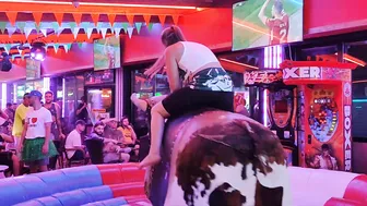 Last night mechanical bull riding ♥️♥️ August 29th 2023 Benidorm. #6