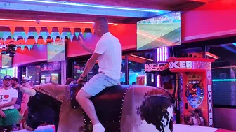 Last night mechanical bull riding ♥️♥️ August 29th 2023 Benidorm. #8