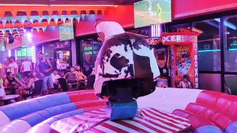 Last night mechanical bull riding ♥️♥️ August 29th 2023 Benidorm. #9