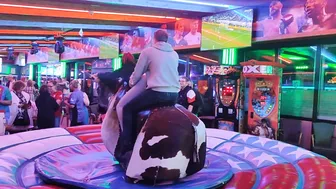 Mechanical bull riding March 17th 2024 in Benidorm ♥️♥️♥️♥️♥️♥️ #3