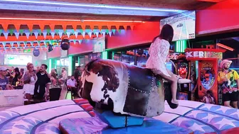 Friday night October 22nd 2023 mechanical bull riding in Benidorm ♥️♥️ #10