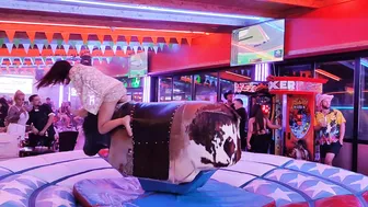 Friday night October 22nd 2023 mechanical bull riding in Benidorm ♥️♥️ #6