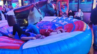 Mechanical bull riding March 1st 2024 in Benidorm #10