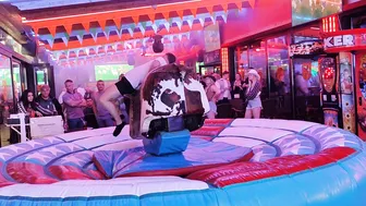 mechanical bull riding October 27th 2023 in Benidorm ♥️♥️♉ #10