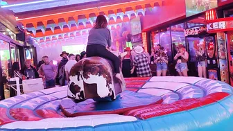 mechanical bull riding October 27th 2023 in Benidorm ♥️♥️♉ #3